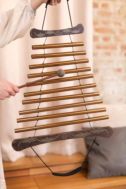 CHIMES SONIC ENERGY FLOW 35", RE MINEUR