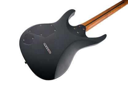 MOOER MMT100, corps aulne américain, manche érable torréfié, touche palissandre, pearl black, avec housse