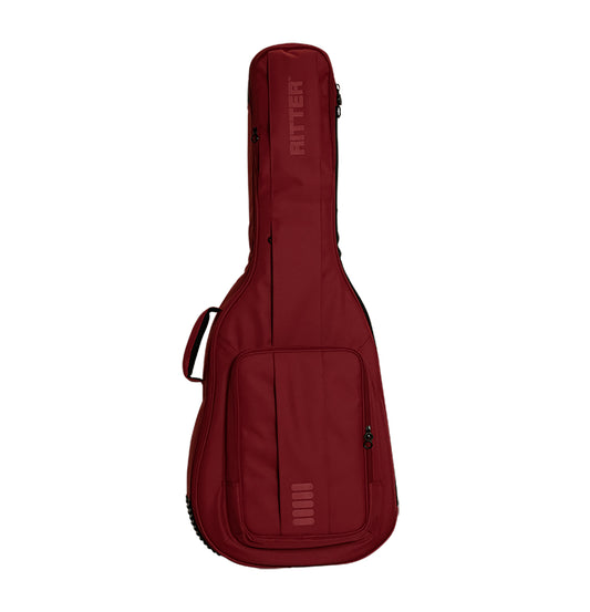 Housse AROSA 5 pour guitare dreadnought, rouge