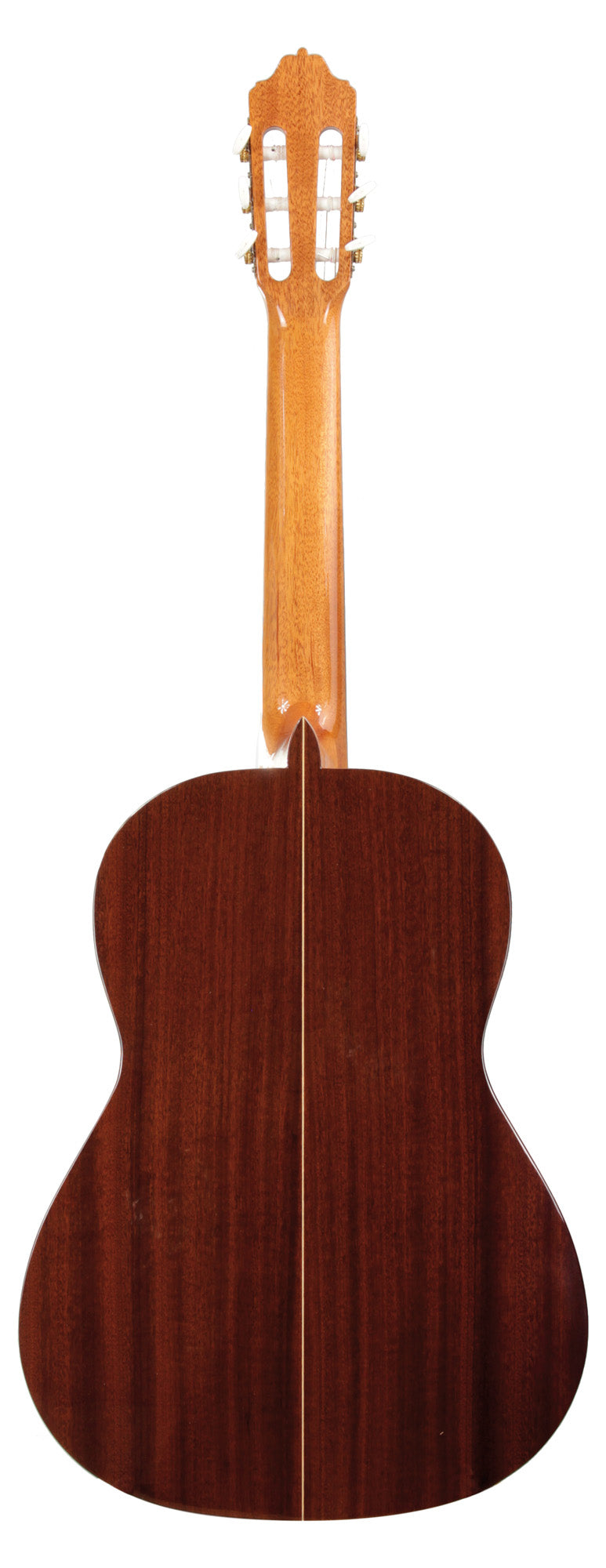 MOD.1, table cèdre massif, fond & éclisses acajou, touche palissandre