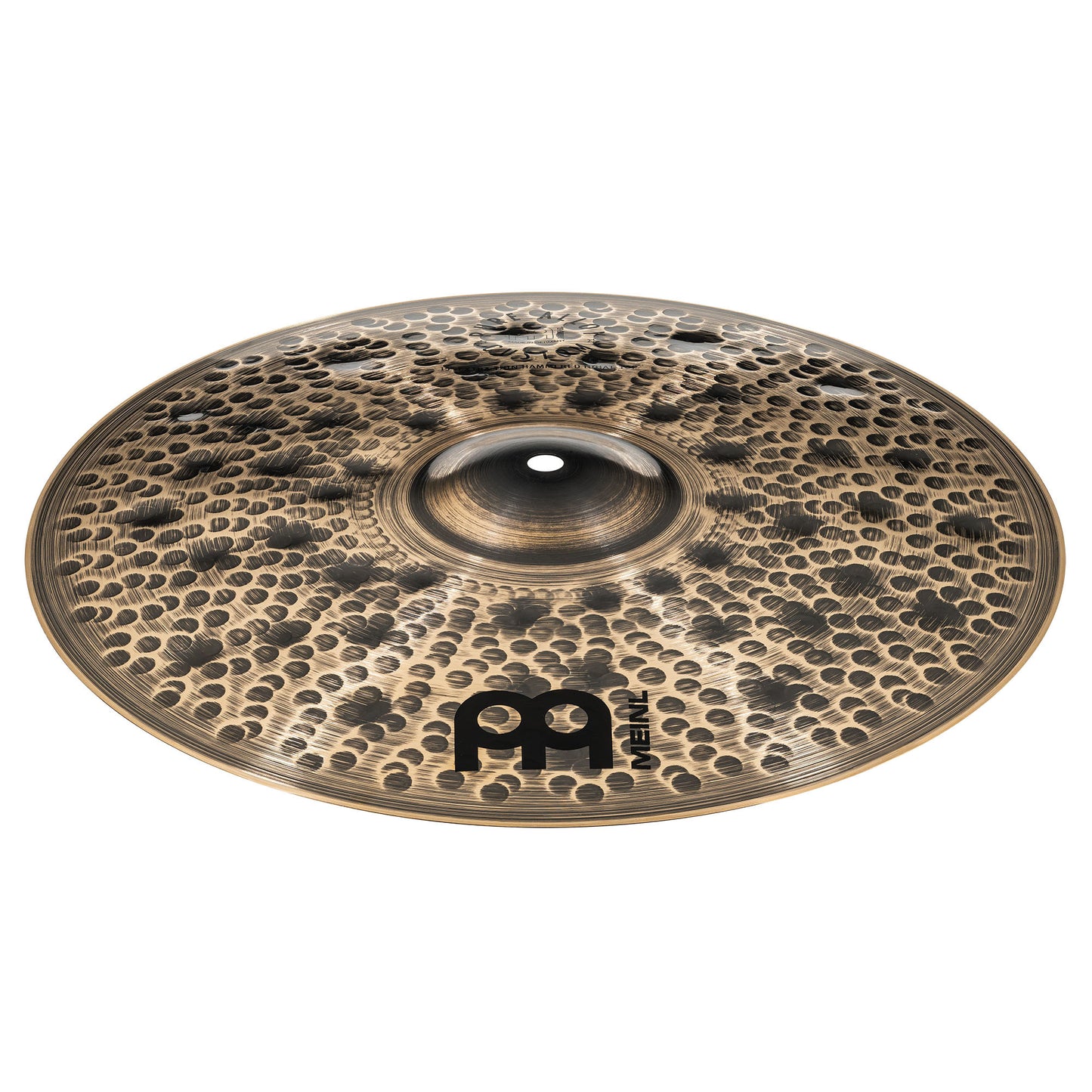 Hithat 15" Extra thin hammered Meinl Pure Alloy Custom fini smoked-bronze, brilliant