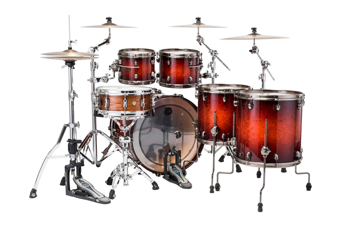 MAPEX SATURN 5 FUTS EXOTIC ELMWOOD BURST