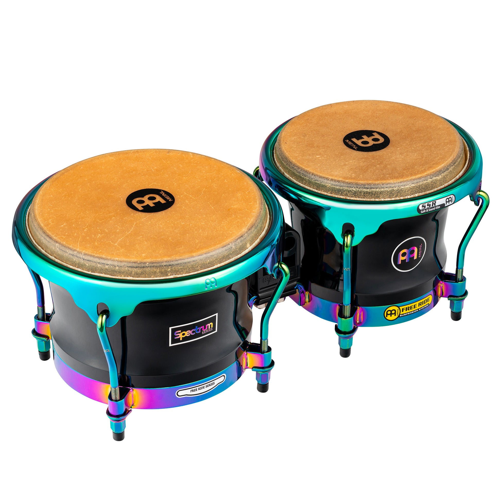 Paire bongos Spectrum Noir 7" & 8" 1/2