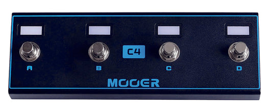 Footswitch sans-fil ASC4, compatible avec les amplis SD30, SD50A et le multi-effets OCEAN MACHINE, 4 commutateurs, noir et bleu
