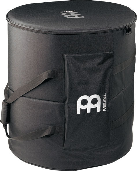 Housse surdo 18" x 22", nylon rembourré, 1 poignée, sangles sac à dos rembourrées, 1 poche, fermeture éclair, noir