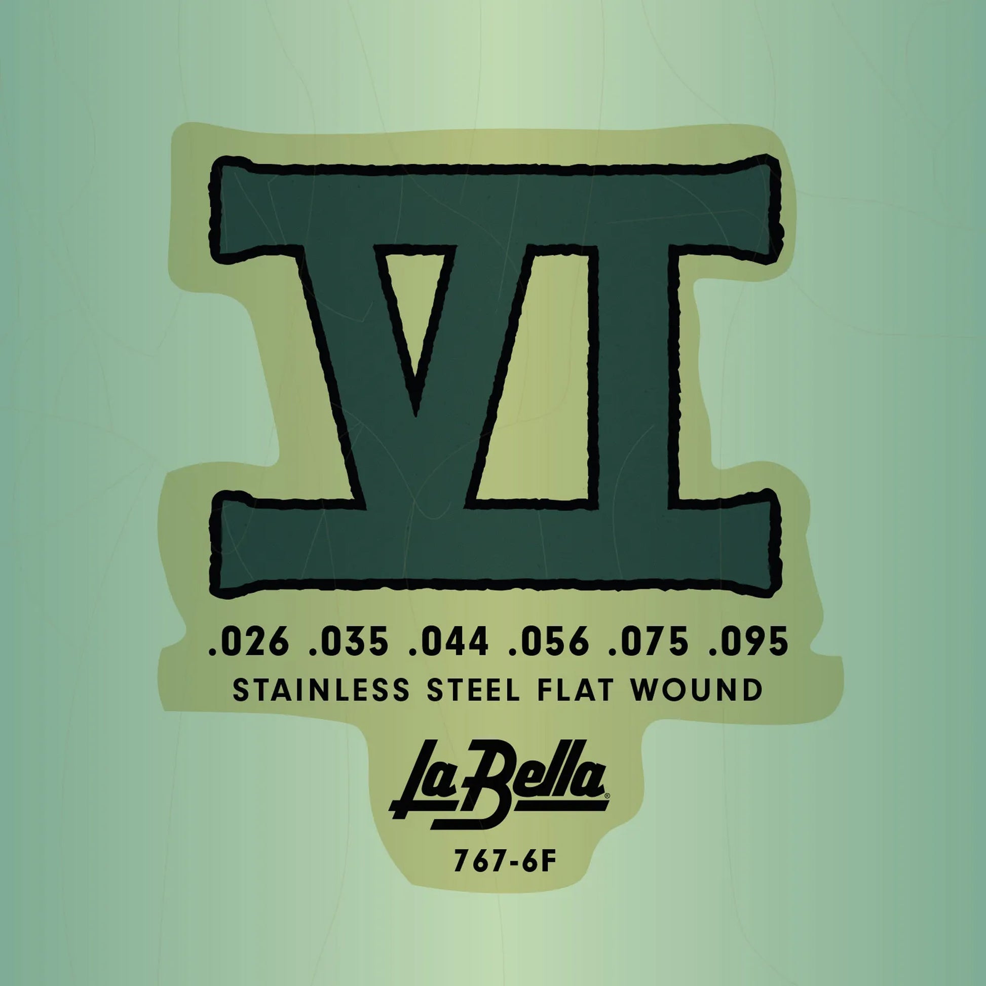 Jeu pour basse électrique SPECIALTY BASS VI, acier inoxydable, filé plat, 6 cordes (26-35-44-56-75-95)