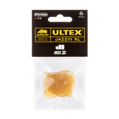 Sachet de 6 médiators Ultex Jazz III XL 138 (translucide)