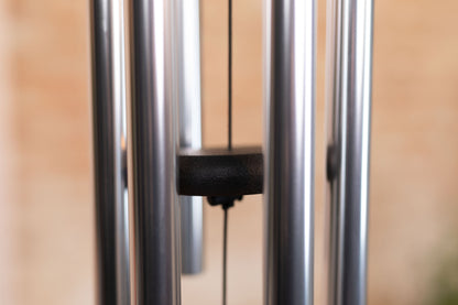 CHIMES SONIC ENERGY MOON 32", ARGENT