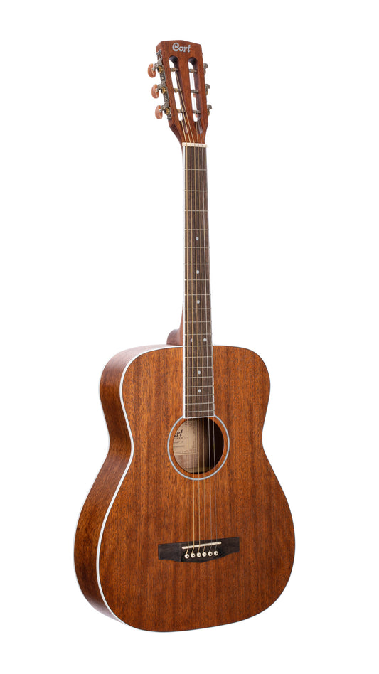 AF590MF, forme Concert, table acajou, f/e acajou, touche & chevalet laurier, EQ Fishman Sonitone, naturel pores ouverts