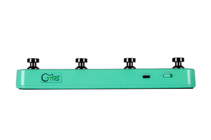 Footswitch sans-fil GWF4 pour guitare GTRS et produits Mooer, 4 interrupteurs, fonctionne sur batterie rechargeable, vert