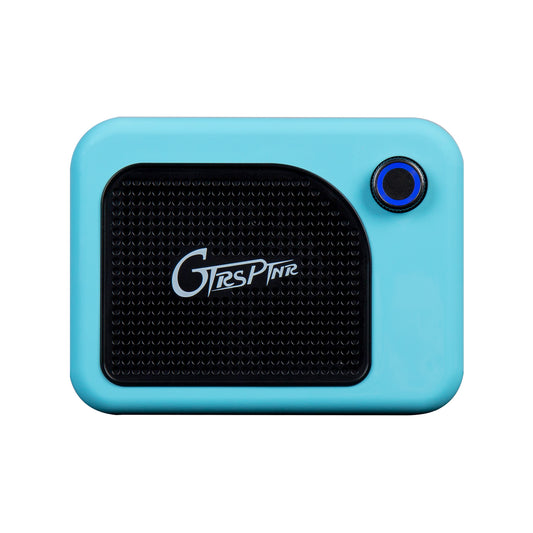 Amplificateur GCA5, 5W, HP 2.2", connexion Bluetooth, entrée Jack 6.35, fonctionne sur batterie, bleu