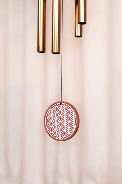 CHIMES SONIC ENERGY FLOWER OF LIFE 36"