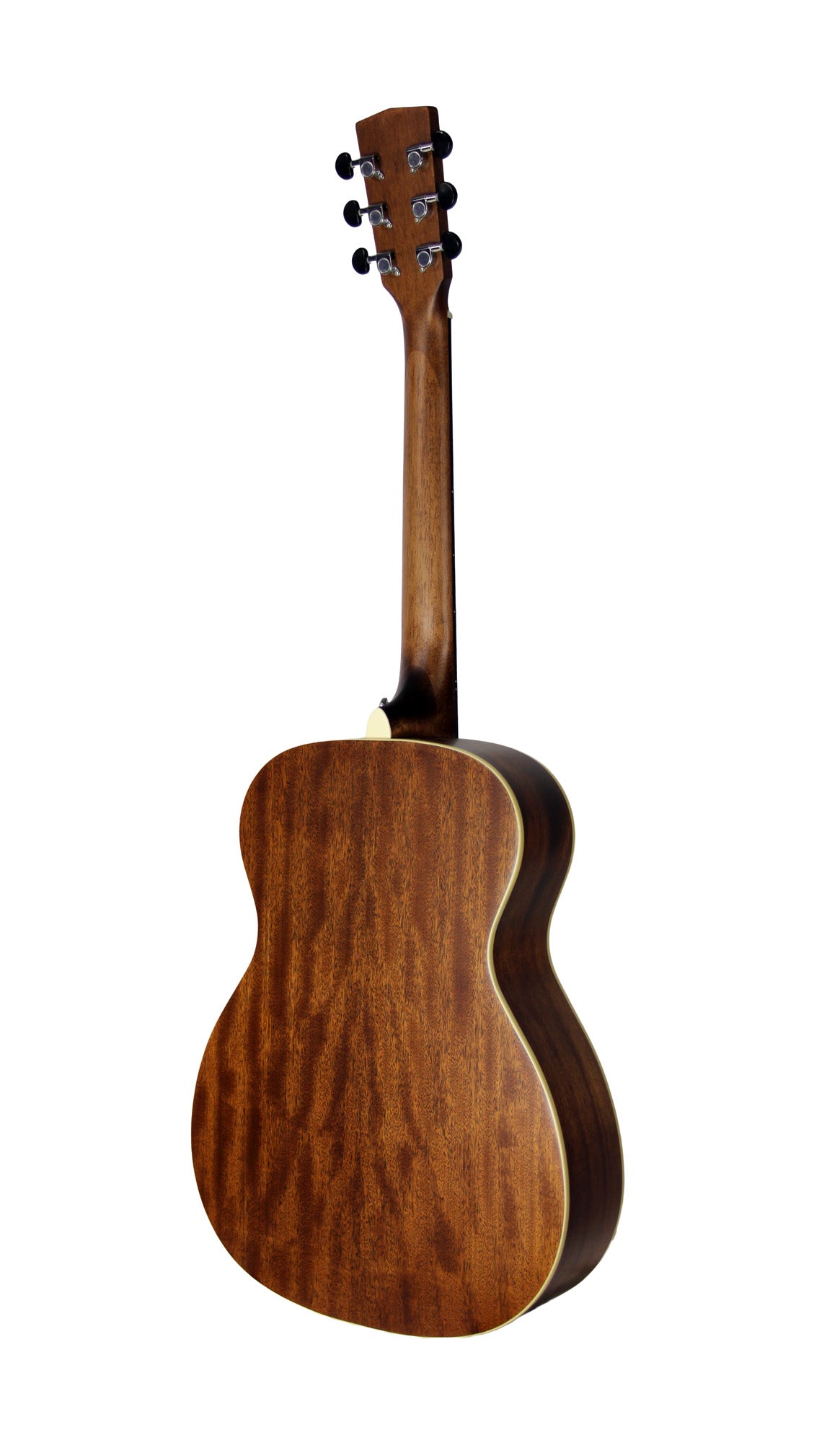 L100-O, forme Orchestra Model, table acajou massif, fond & éclisses acajou, touche ovangkol, sillet 45 mm, naturel satiné