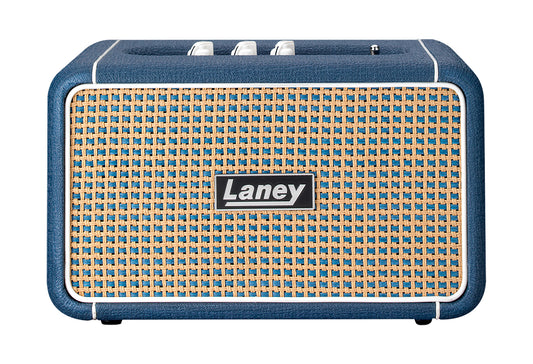 Enceinte amplifiée stéréo SOUND SYSTEM F67, look Lionheart, Bluetooth 4.1, 1 x 4" double bobine, 2 tweeters à dôme 0.8", bleu