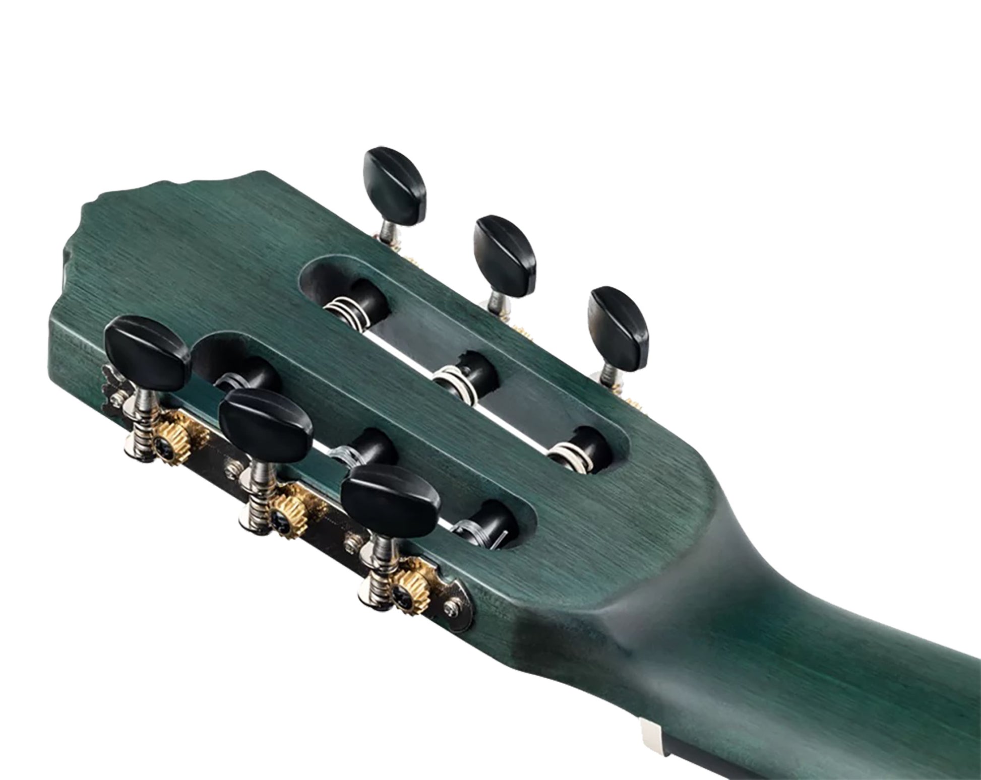 RST5MOC, table épicéa, fond & éclisses catalpa, touche & chevalet noyer, sillet 52 mm, diapason 650 mm, bleu océan satiné