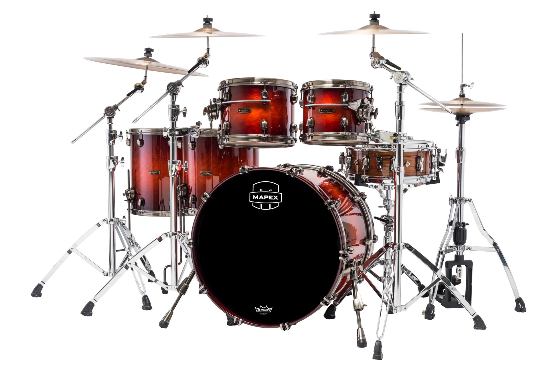 MAPEX SATURN 5 FUTS EXOTIC ELMWOOD BURST