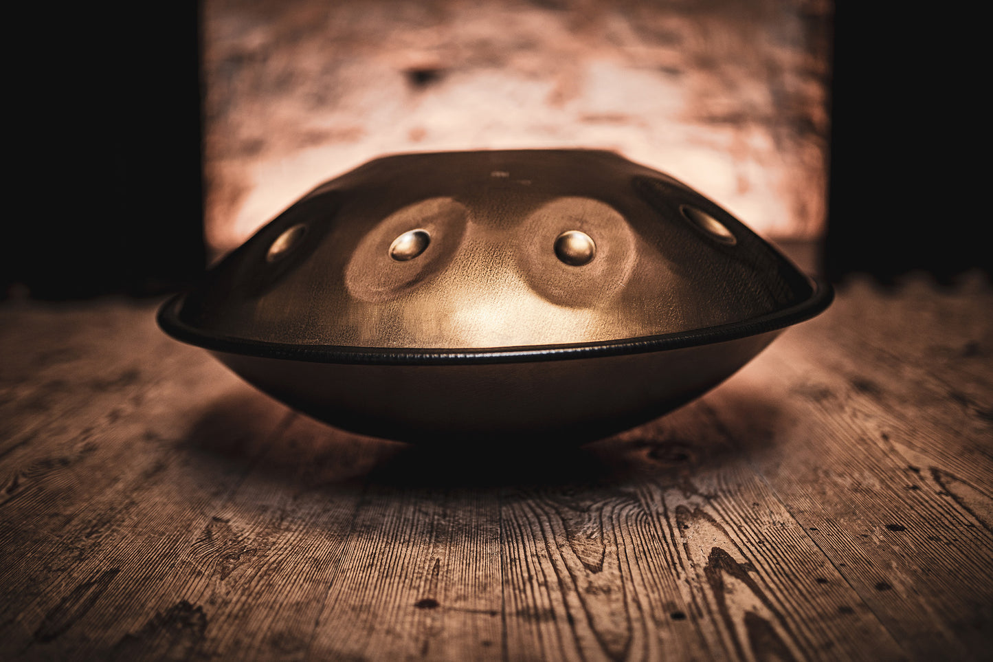 Hanpan Meinl Sonic Energy 22"(55,88cm), 9 sons, accordage en Ré, Vintage Gold.