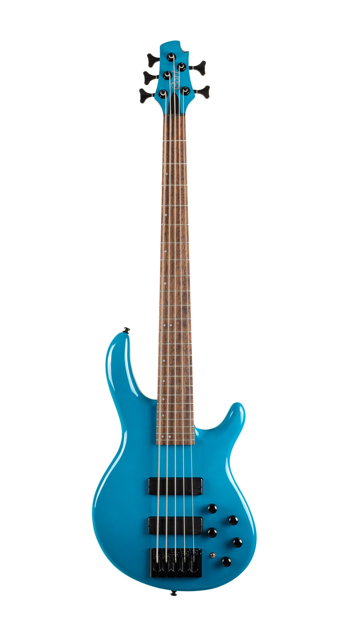 C5 Deluxe, corps peuplier, micros Bartolini MK-1 et préampli Markbass MB-1, candy blue