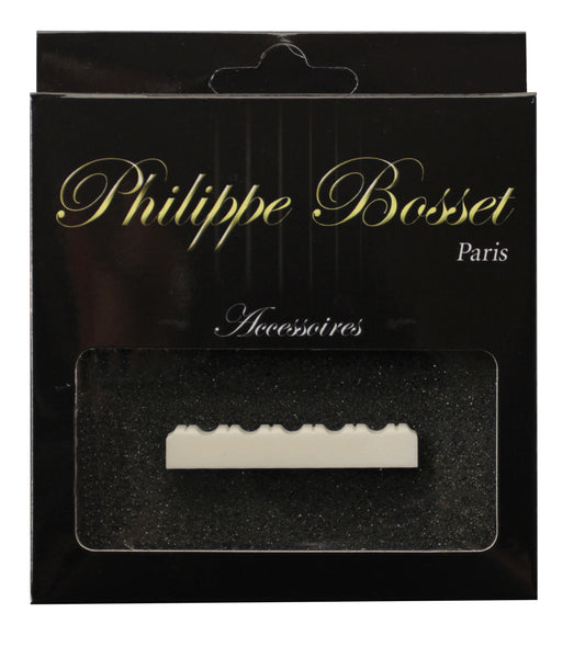 Sillet de tête pour guitare classique, os sculpté (52 x 6 x 9 mm)