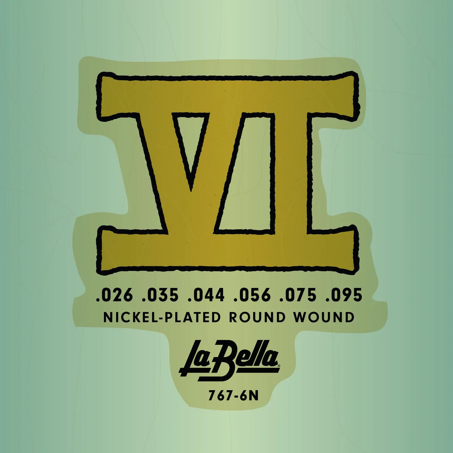 Jeu pour basse électrique SPECIALTY BASS VI, acier inoxydable plaqué nickel, filé rond, 6 cordes (26-35-44-56-75-95)