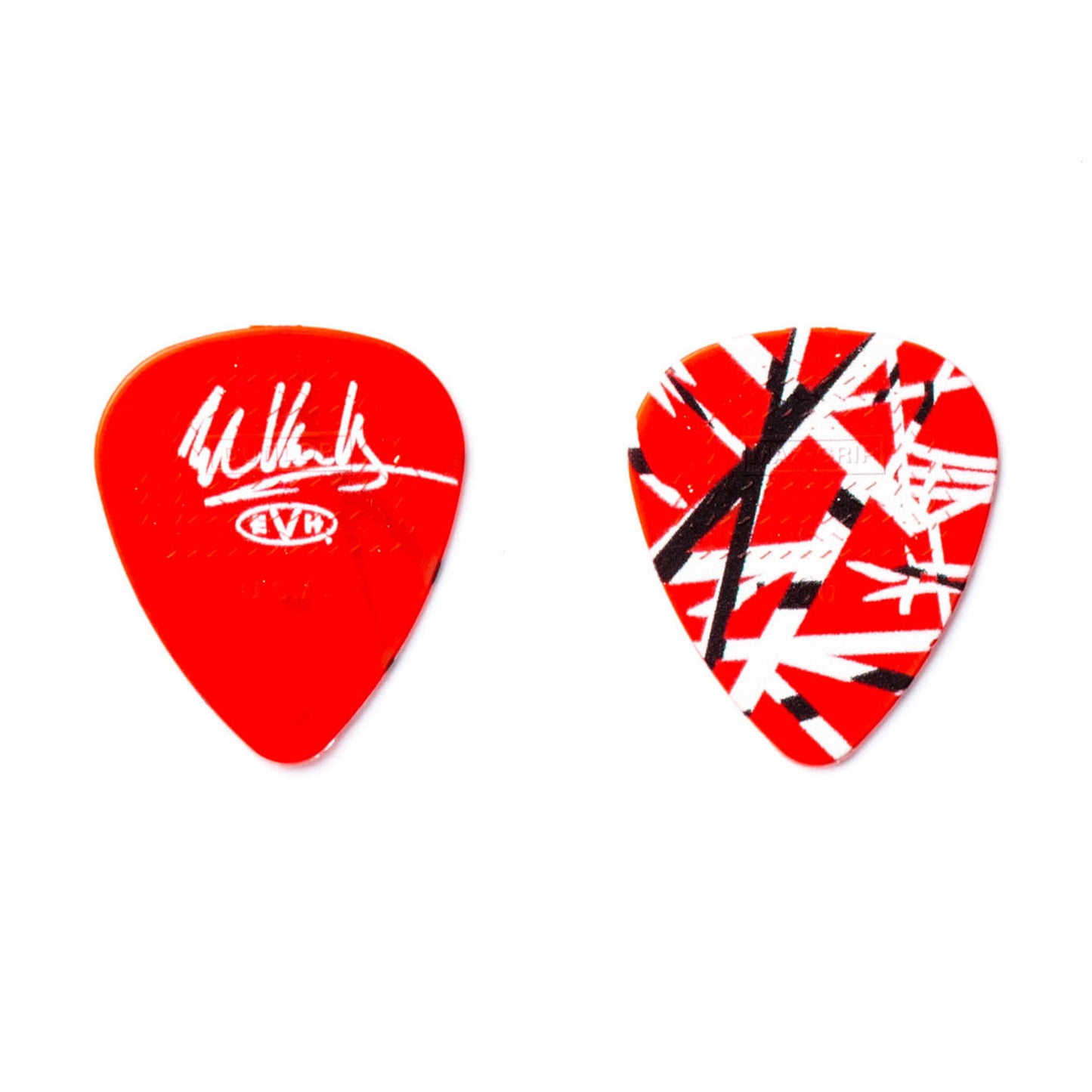 Boite de 6 médiators Eddie Van Halen Frankenstein 0.60 mm