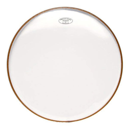 Peau American Vintage 14", pour caisse claire, 1 pli médium (0.25mm), cercle plus large pour fût vintage, aspect peau animale