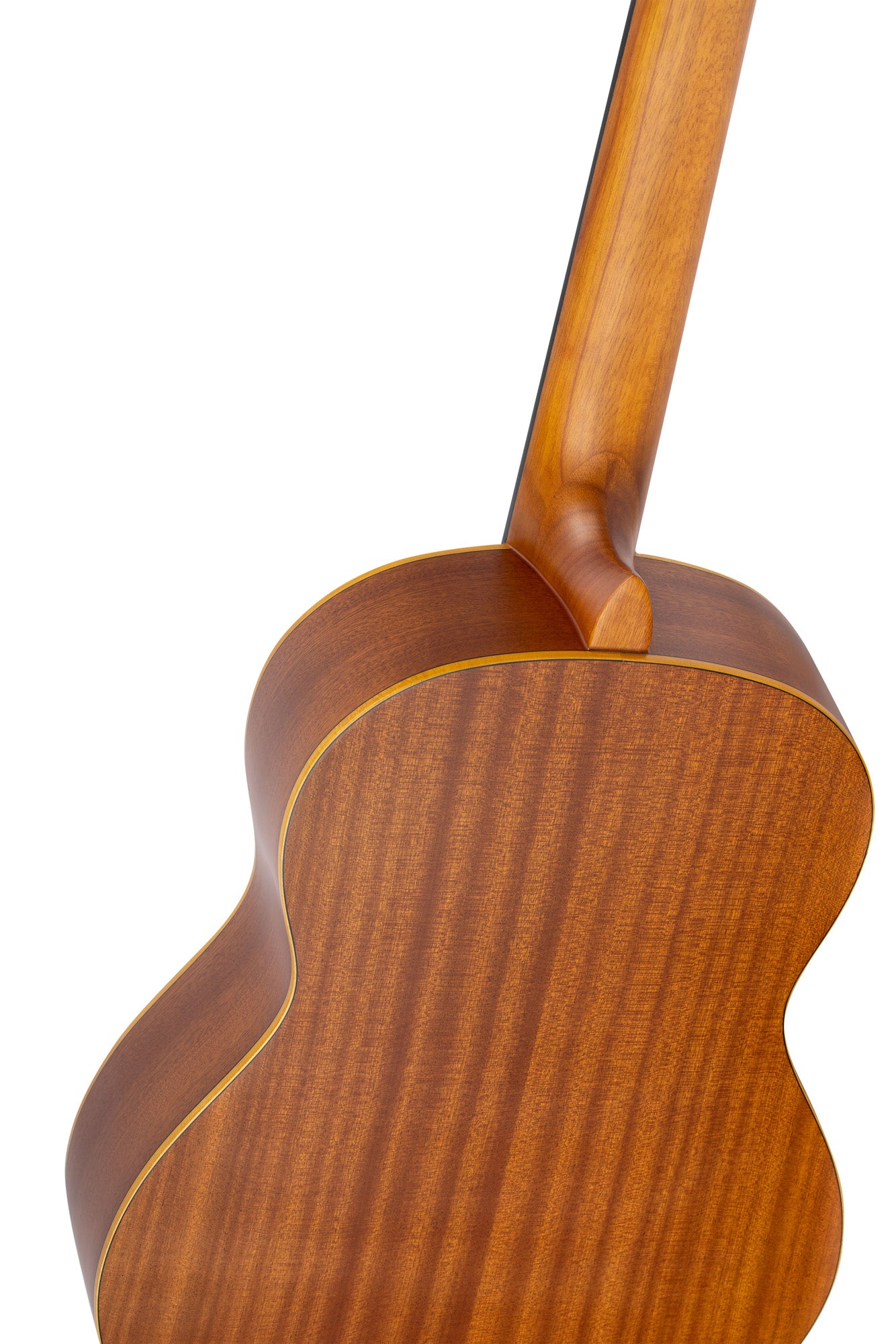 R131, table cèdre rouge massif, fond & éclisses acajou, manche acajou (sillet 52 mm), housse, naturel satiné