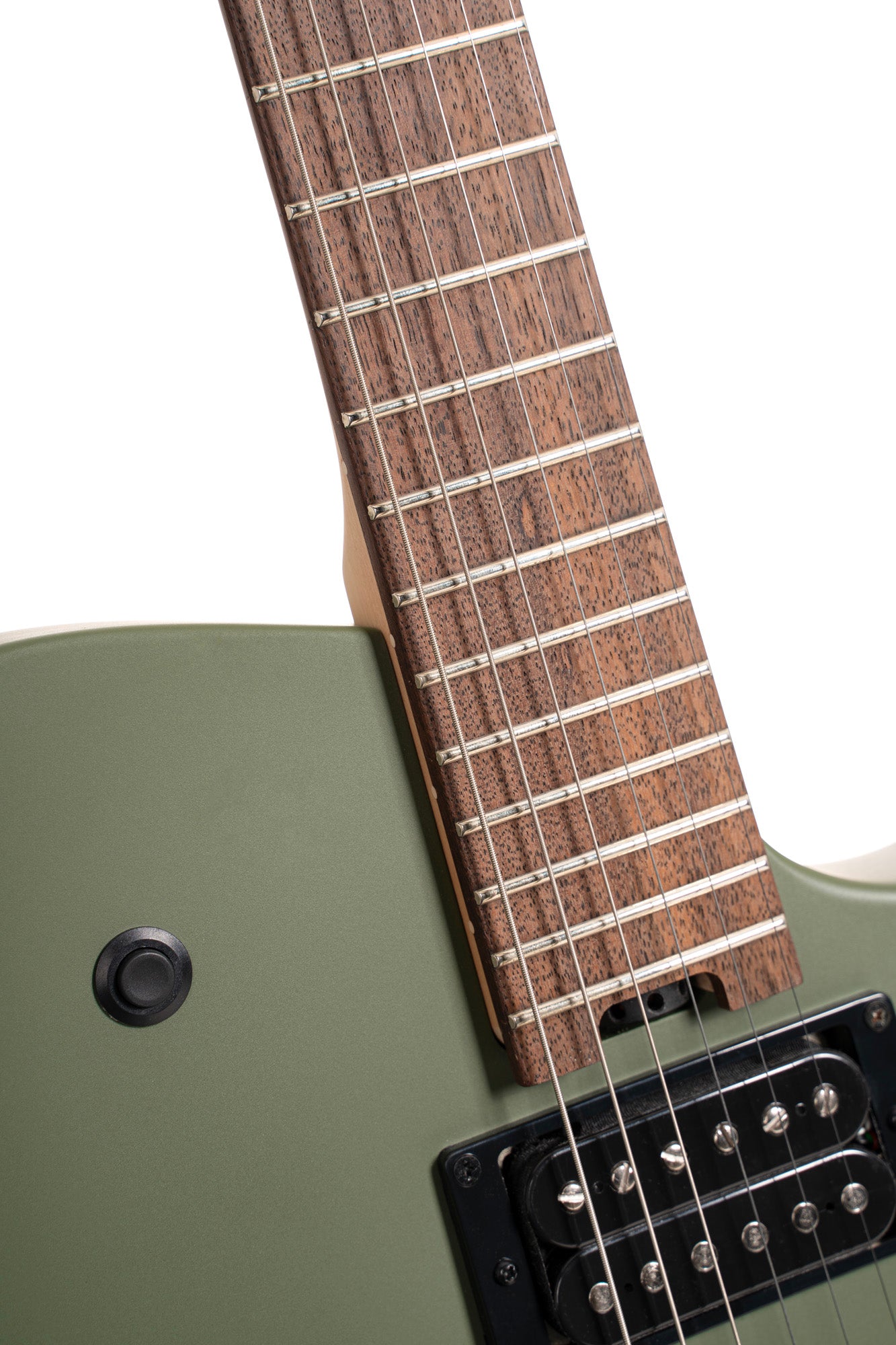 MBM-2H-B, signature Matt Bellamy, corps tilleul, manche érable, micros,"Kill" bouton, vert olive satiné