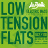 La Bella Low Tension Flatwound Bass Strings 4-String LTF-4A