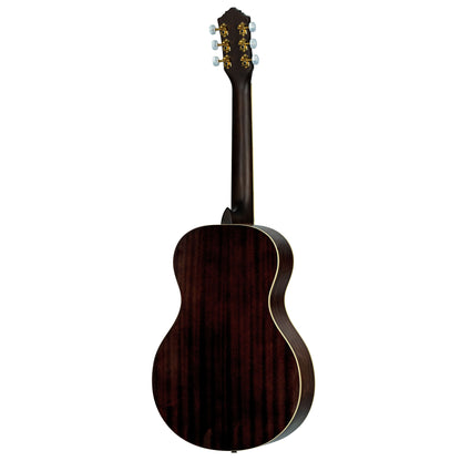 RRA-OCT, forme Parlor, table épicéa, fond & éclisses acajou, sillet 52 mm, housse assortie, bleu brillant