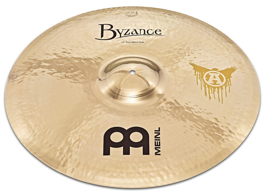 pure métal ride 24" brilliant, signature Chris Adler, finition brillante