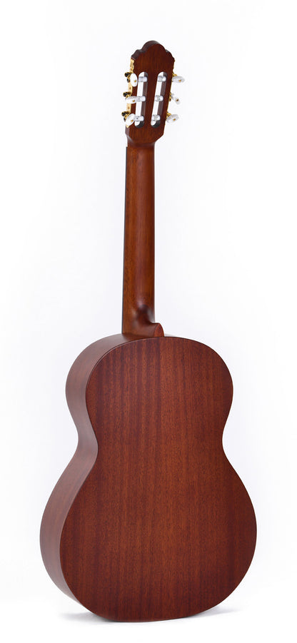 Modèle CM-2, classique 4/4, table cèdre massif, f/e acajou, touche palissandre indien, naturel