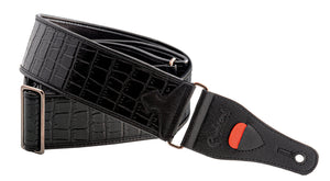 Courroie Vegan Righton Alligator Noir