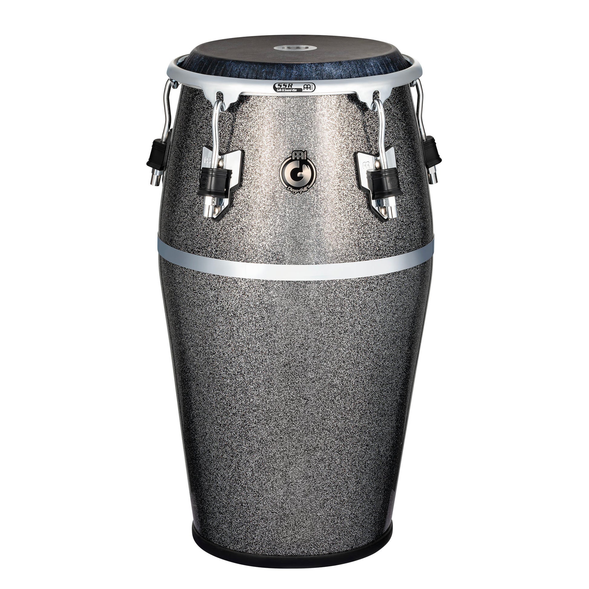 Quinto Diego Galé 11", fût fibre de verre 'premium', hauteur 71.12cm, peau cuir de veau noir, cercles SSR 4mm