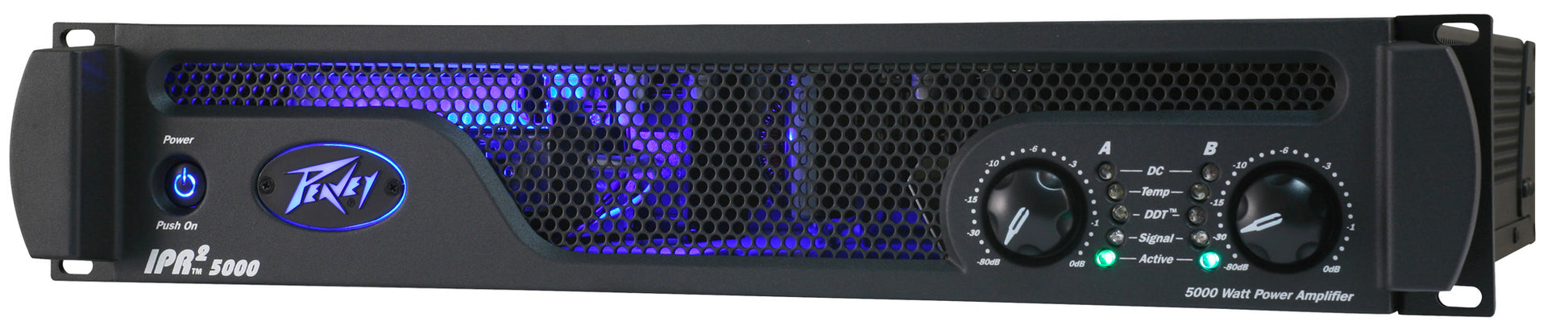 Ampli de puissance 2 canaux, 2525W par canal à 2 ohms, châssis aluminium léger, entrées XLR/Jack, sorties Speakon, noir