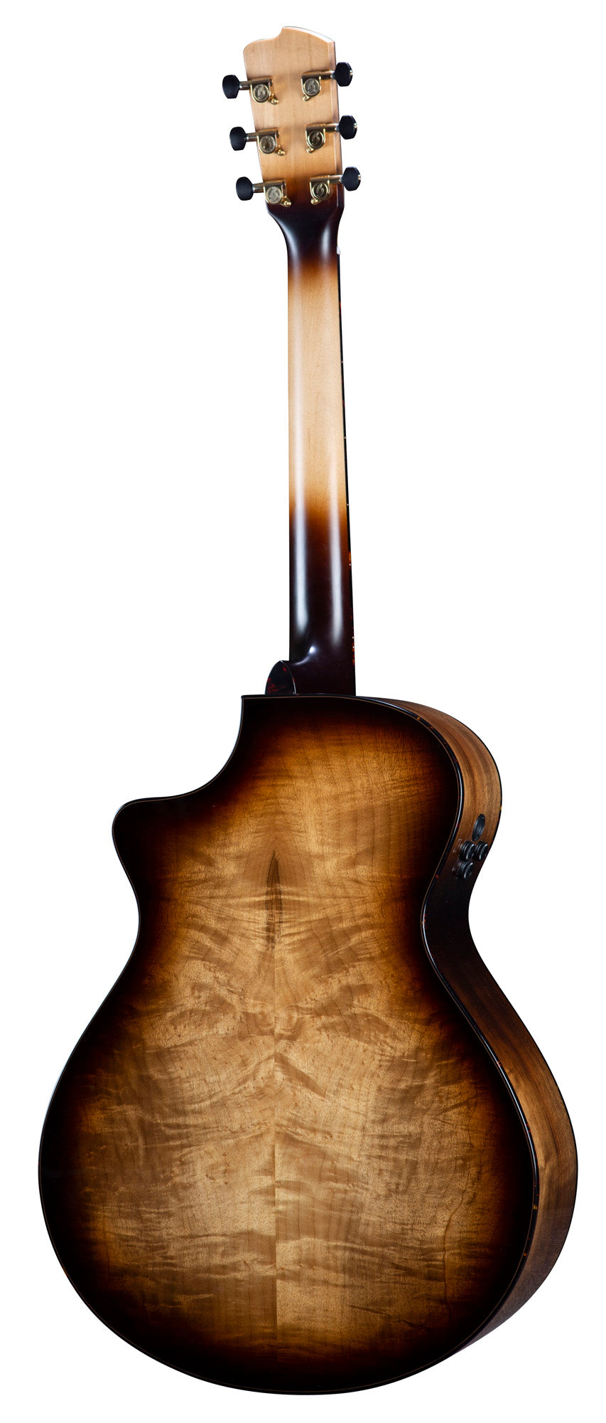 ARTISTA PRO CONCERTO BURNT AMBER CE, pan coupé, table épicéa massif, f/e myrtlewood massif, EQ Fishman Flex Plus-T, étui