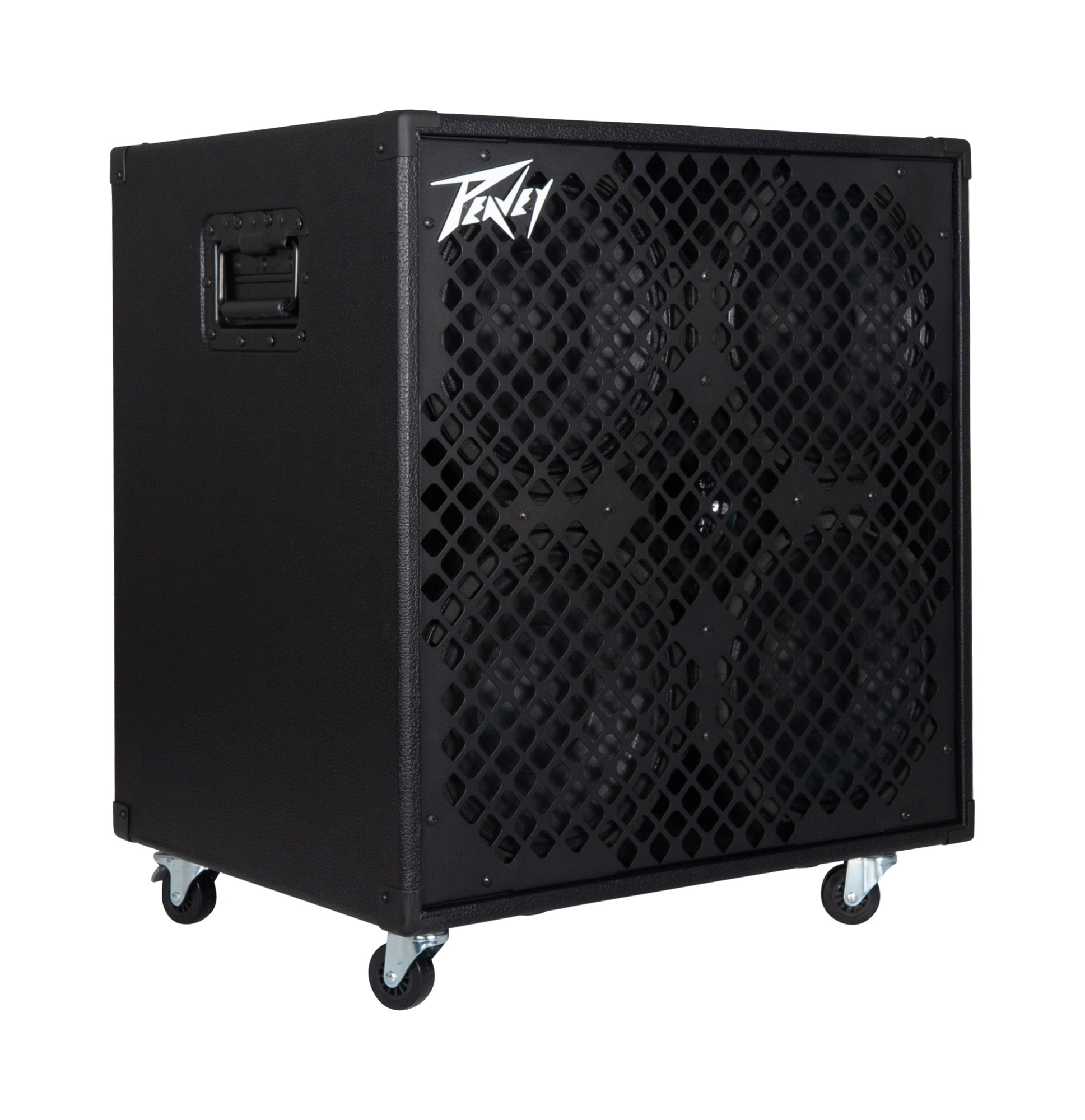 Enceinte basse amplifiée Megabass 410, 600W, HP 4x 10", HP Peavey Custom Design Ceramic, finition noir