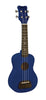 Kohala Soprano Ukulele Tiki Blue Satin