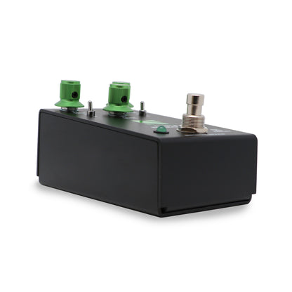 Pédale NOBLE SCREAMER, overdrive et boost basée sur deux pédales légendaires, 100% analogique, noir et vert