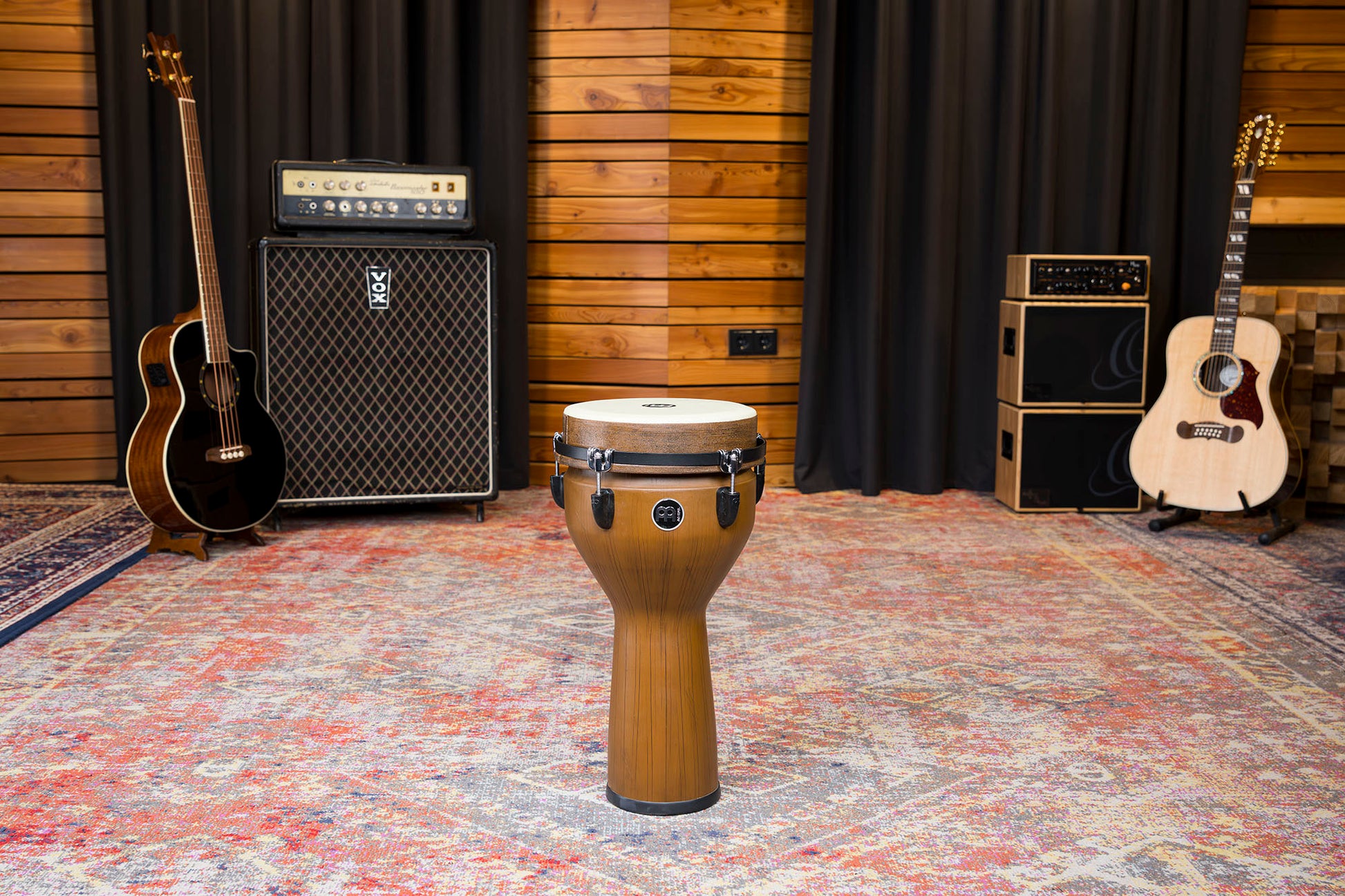 DJEMBE JUMBO MEINL SYNTHETIQUE 10" BARNWOOD