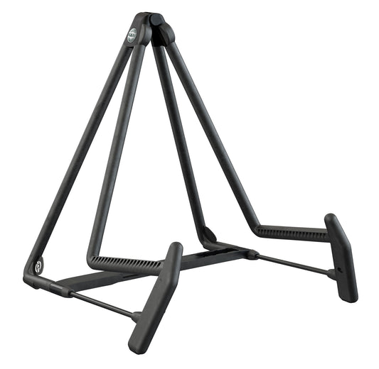 Support pour guitare acoustique HELI 2, modèle pliable, facile à transporter, largeur ajustable de 185 à 230 mm, 0.95 kg, noir