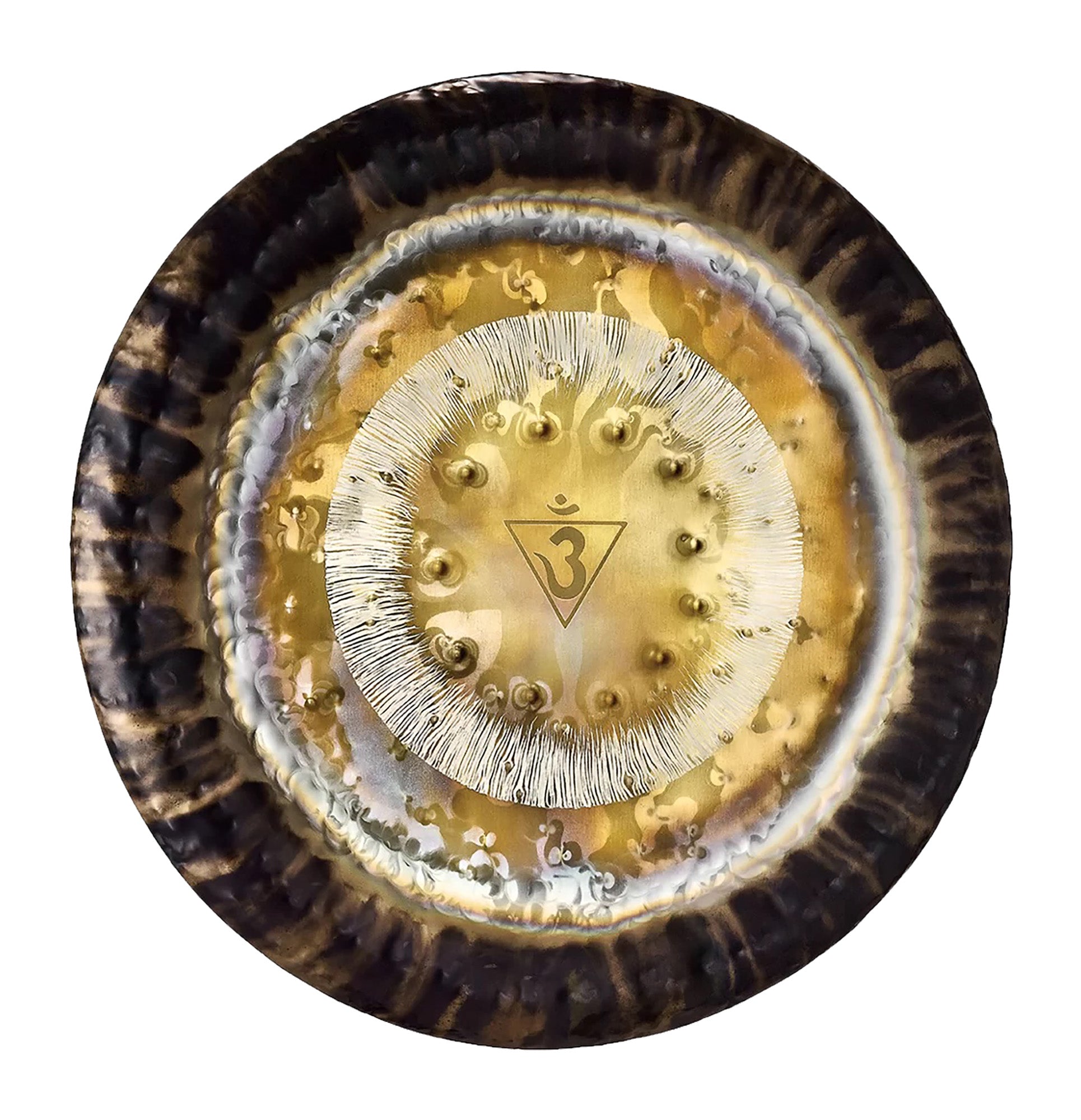 BROW CHAKRA GONG, 24" / 60 CM, 221,23 HZ, FINITION TRADITIONNELLE