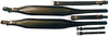 Musico 5366 leather accordion straps, 120b, black.