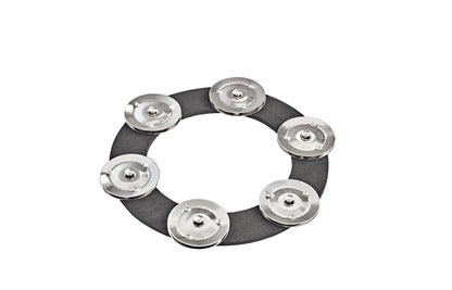 Ching Ring 6", convient à la plupart des charlestons, 5 paire de cymbalettes, facile à placer, acier inoxydable