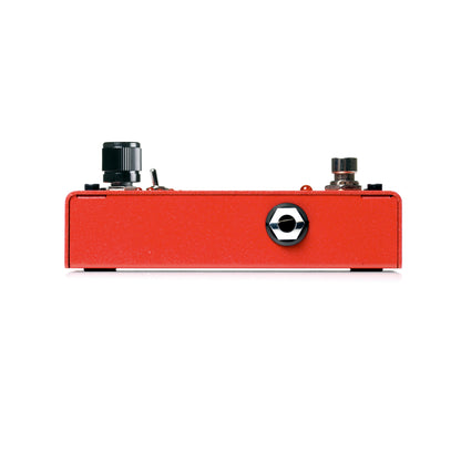 Pédale DROP, drop tune polyphonique pour guitare et basse, permet de baisser l'accord d'un demi-ton à une octave complète, rouge