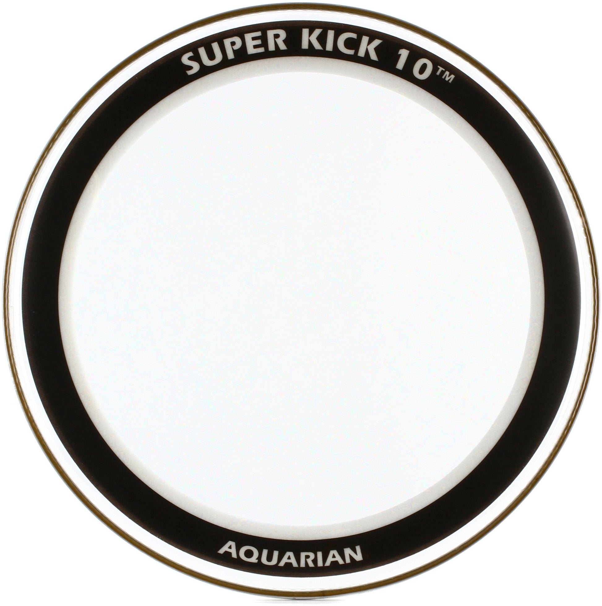 Peau Super-Kick 10 24", 2 plis médium (0.25mm), atténuateur flottant, transparente