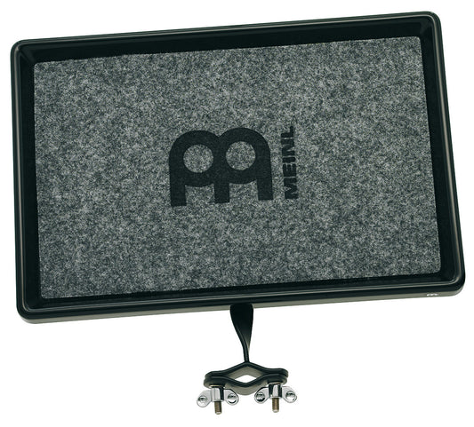 Plateau fibre petites percussions 46 x 30.5 cm, moquette antidérapante, inclinable, attache robuste, noir