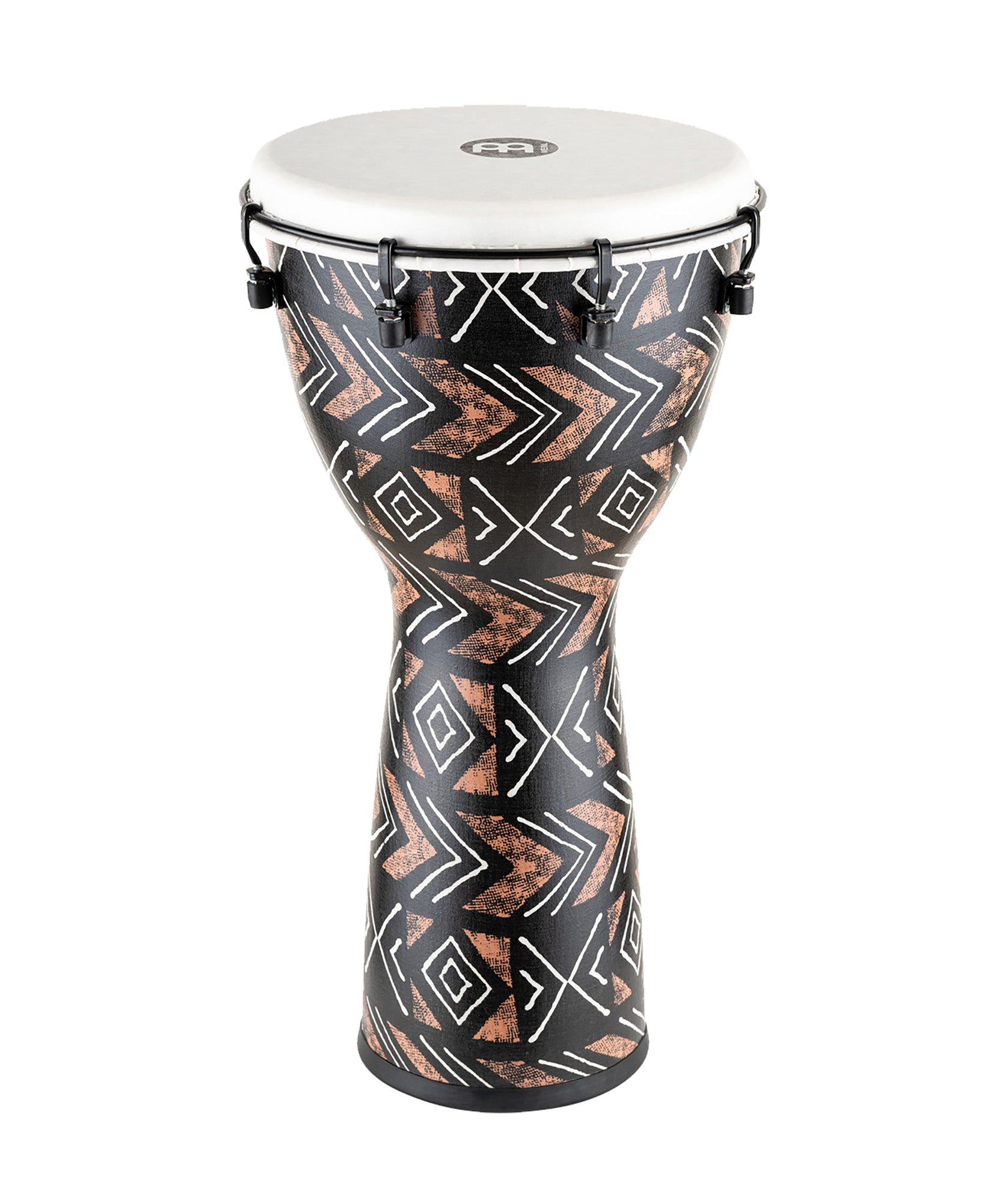 Djembé Meinl Kanga Sarong 12", hauteur 61cm, peau synthétique, poids léger, finition Kanga Sarong