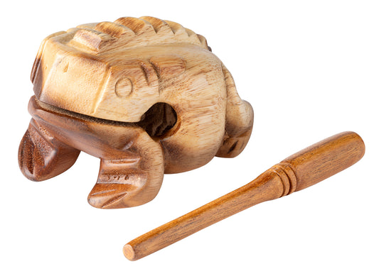 Güiro grenouille bois Large NINO avec mailloche bois