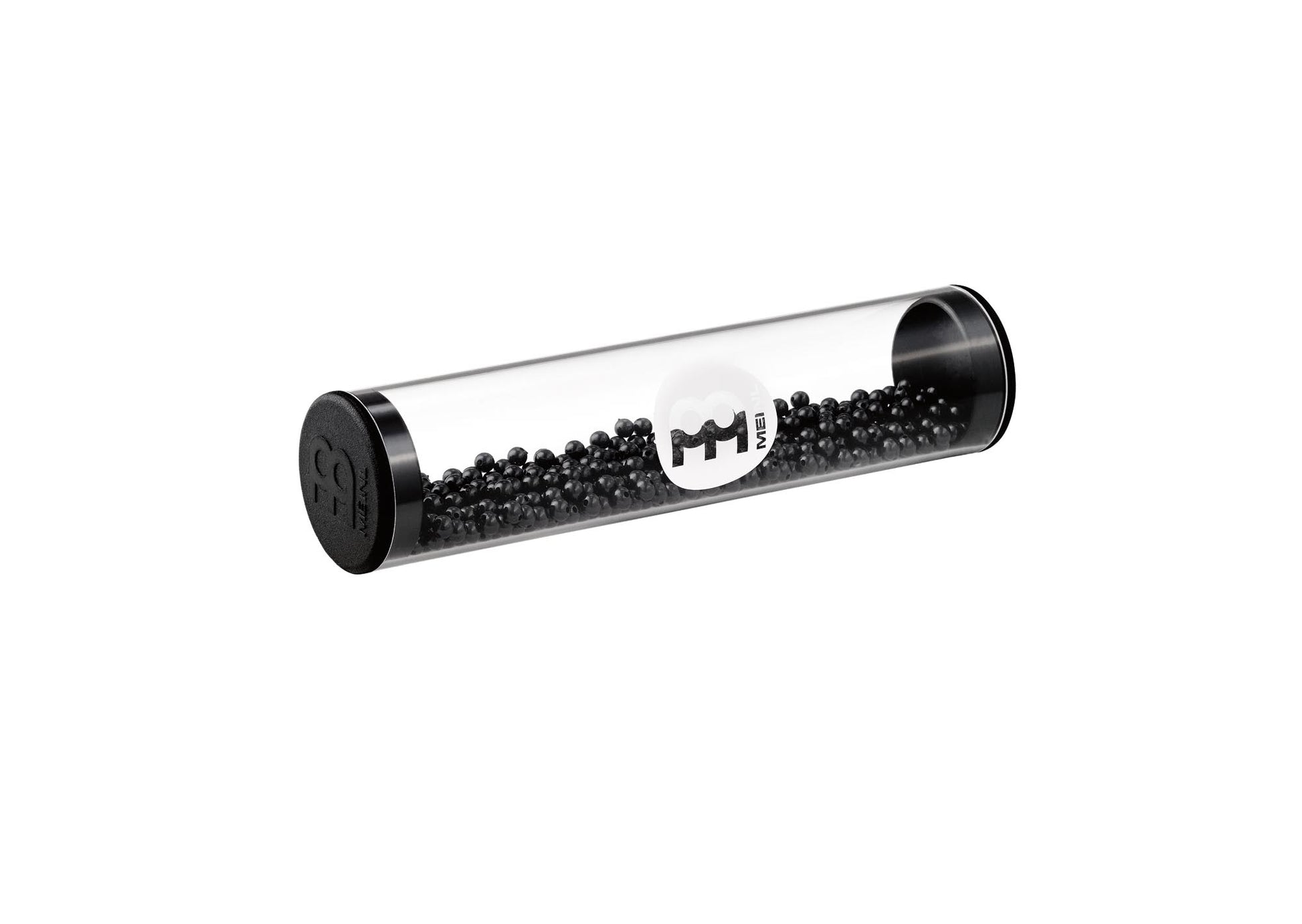 Shaker Crystal, volume fort, corps en verre, billes en plastique noir